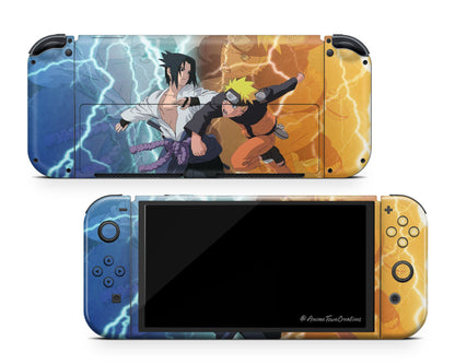 Naruto vs. Sasuke Switch OLED Skin