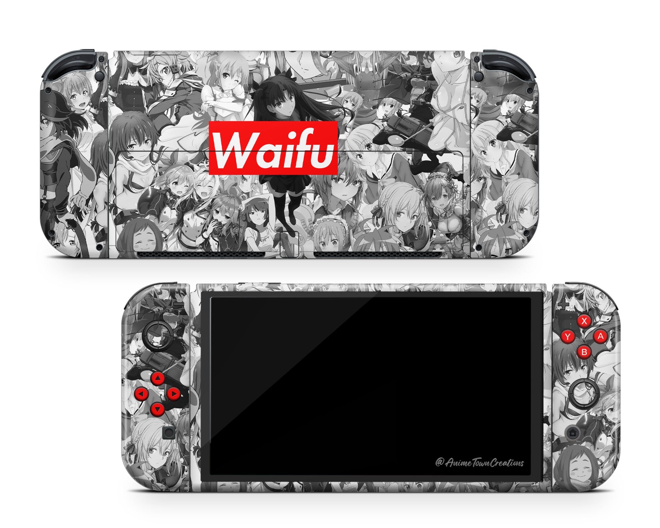 Waifu Nintendo Switch OLED Switch OLED Skin – Anime Town Creations