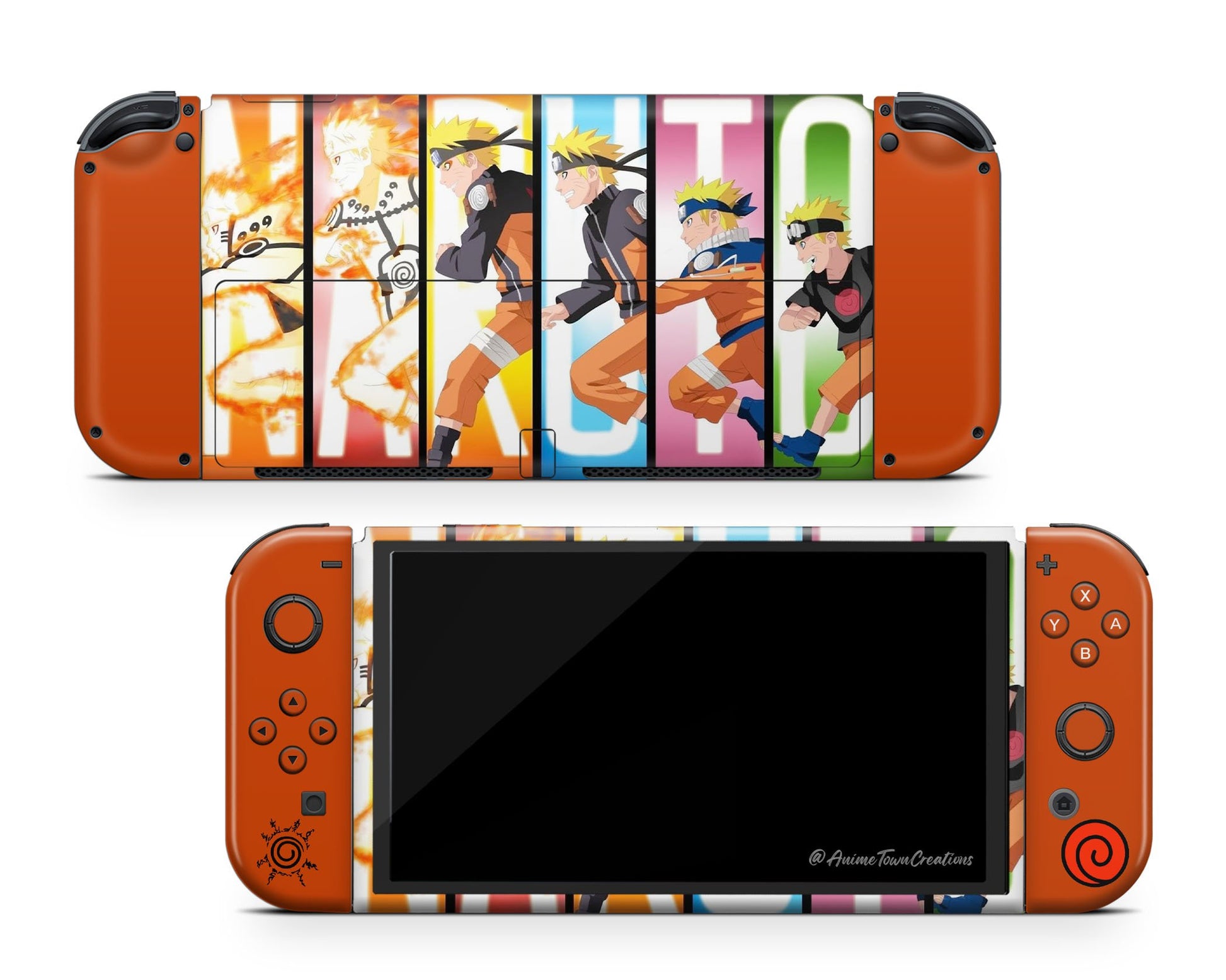 Naruto Nintendo Switch Skins (v5)  Switch, Switch OLED, & Switch