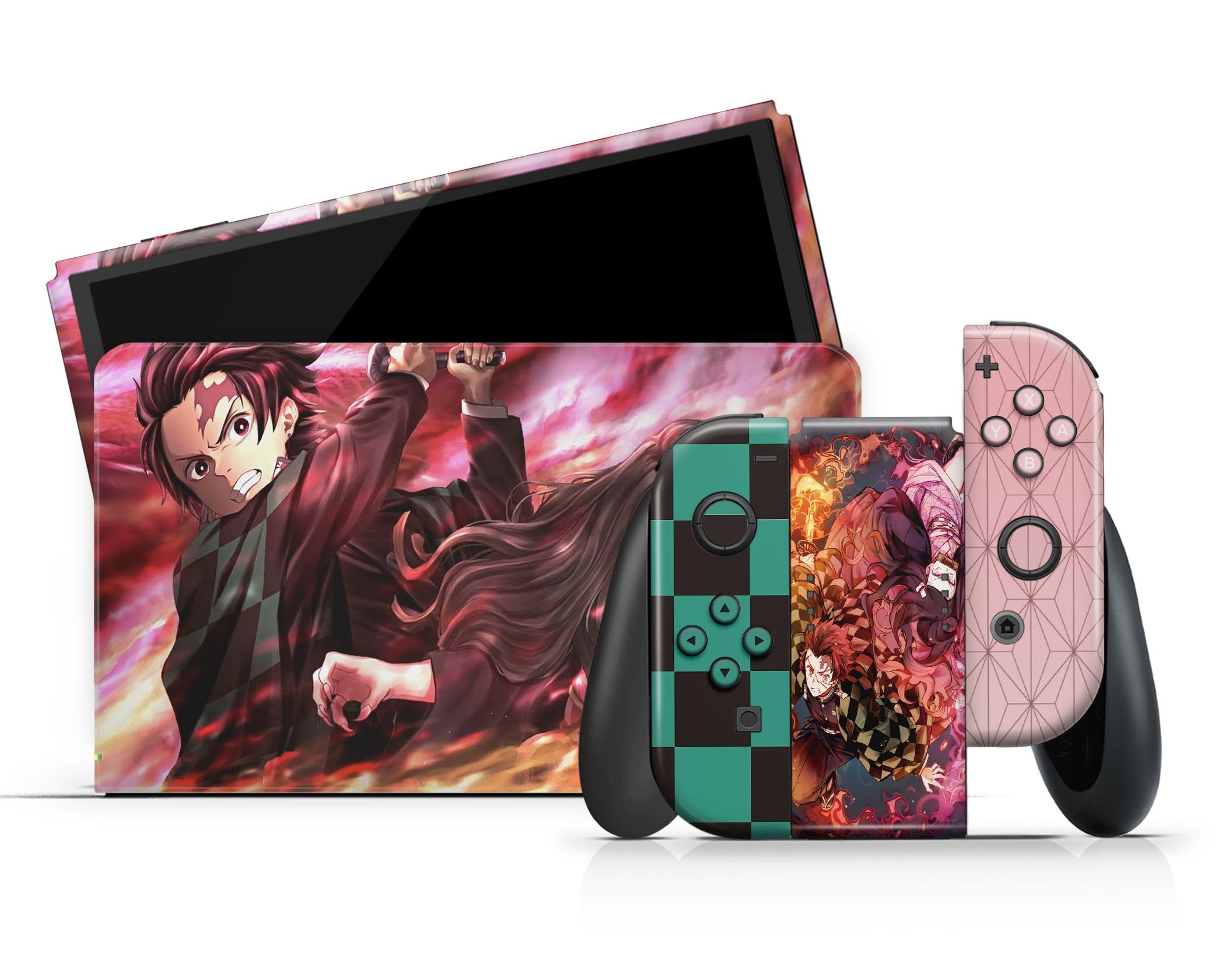 Buy TANOKAY Vinyl Skin Decal Stickers for Nintendo Switch Anime Protector  Wrap Cover Protective Faceplate Full Set Console JoyCon Dock Online at  desertcartINDIA