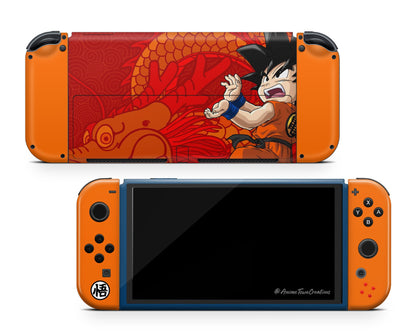 Dragon Ball Z Kid Goku Switch OLED Skin