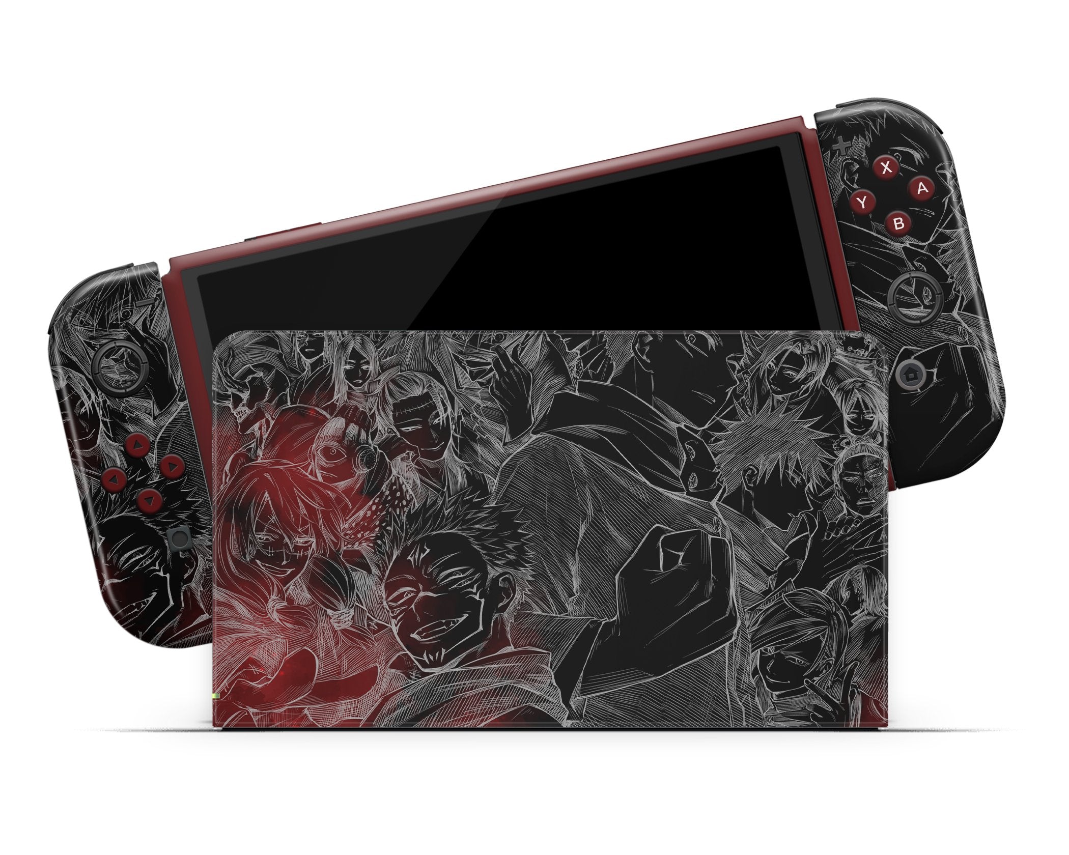 Nintendo Switch with skin and case popular