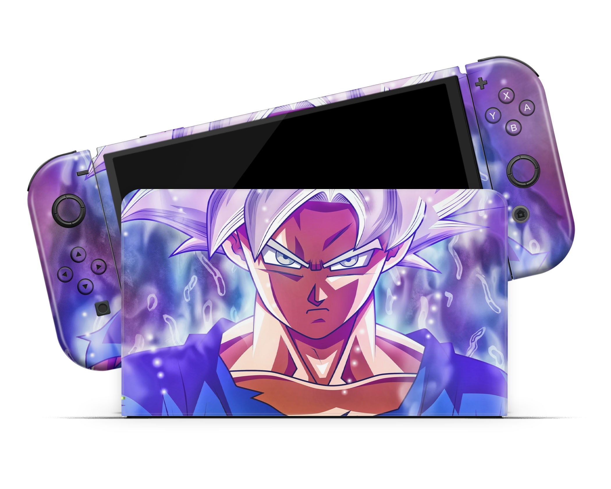 Goku Ultra Instinct Nintendo Switch OLED Switch OLED Skin – Anime