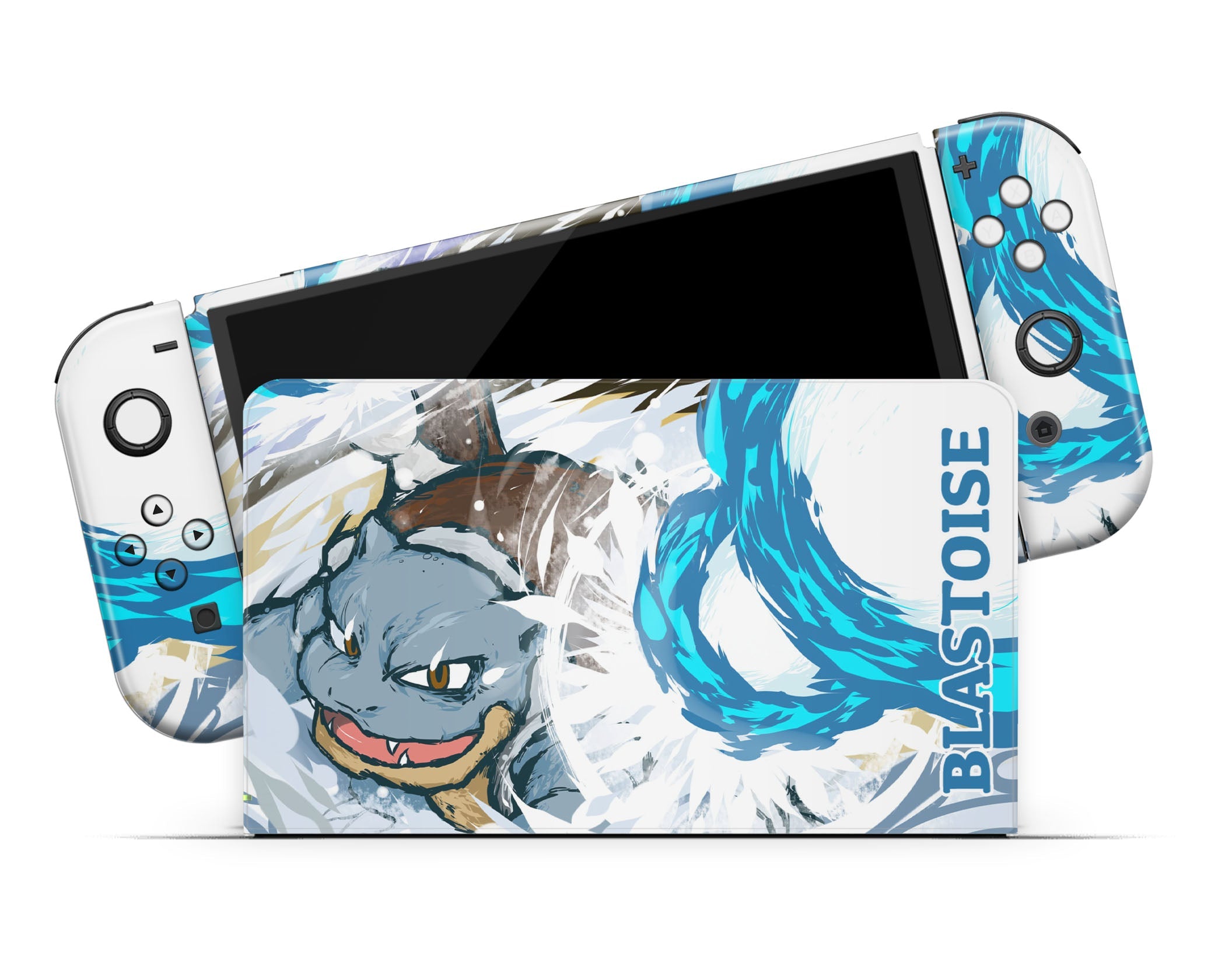 Pokemon Blastoise Nintendo Switch OLED Switch OLED Skin Anime