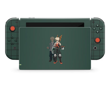 Nintendo Nintendo Switch My Hero Academia Green Vinyl only  Skin Sticker - Anime Vinyl