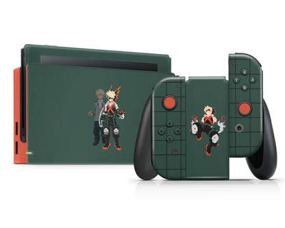 Nintendo Nintendo Switch My Hero Academia Green Vinyl only  Skin Sticker - Anime Vinyl