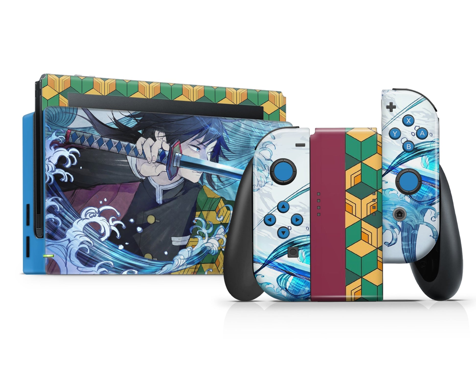 Nintendo Nintendo Switch Demon Slayer Giyu Tomioka Vinyl only Skins - Anime Demon Slayer Skin