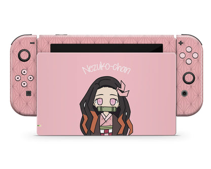 Nintendo Nintendo Switch Demon Slayer Chibi Nezuko Vinyl only Skins - Anime Demon Slayer Skin