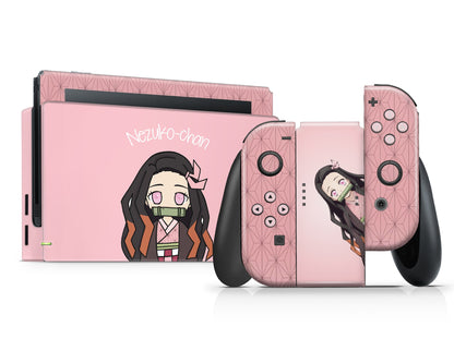 Nintendo Nintendo Switch Demon Slayer Chibi Nezuko Vinyl only Skins - Anime Demon Slayer Skin