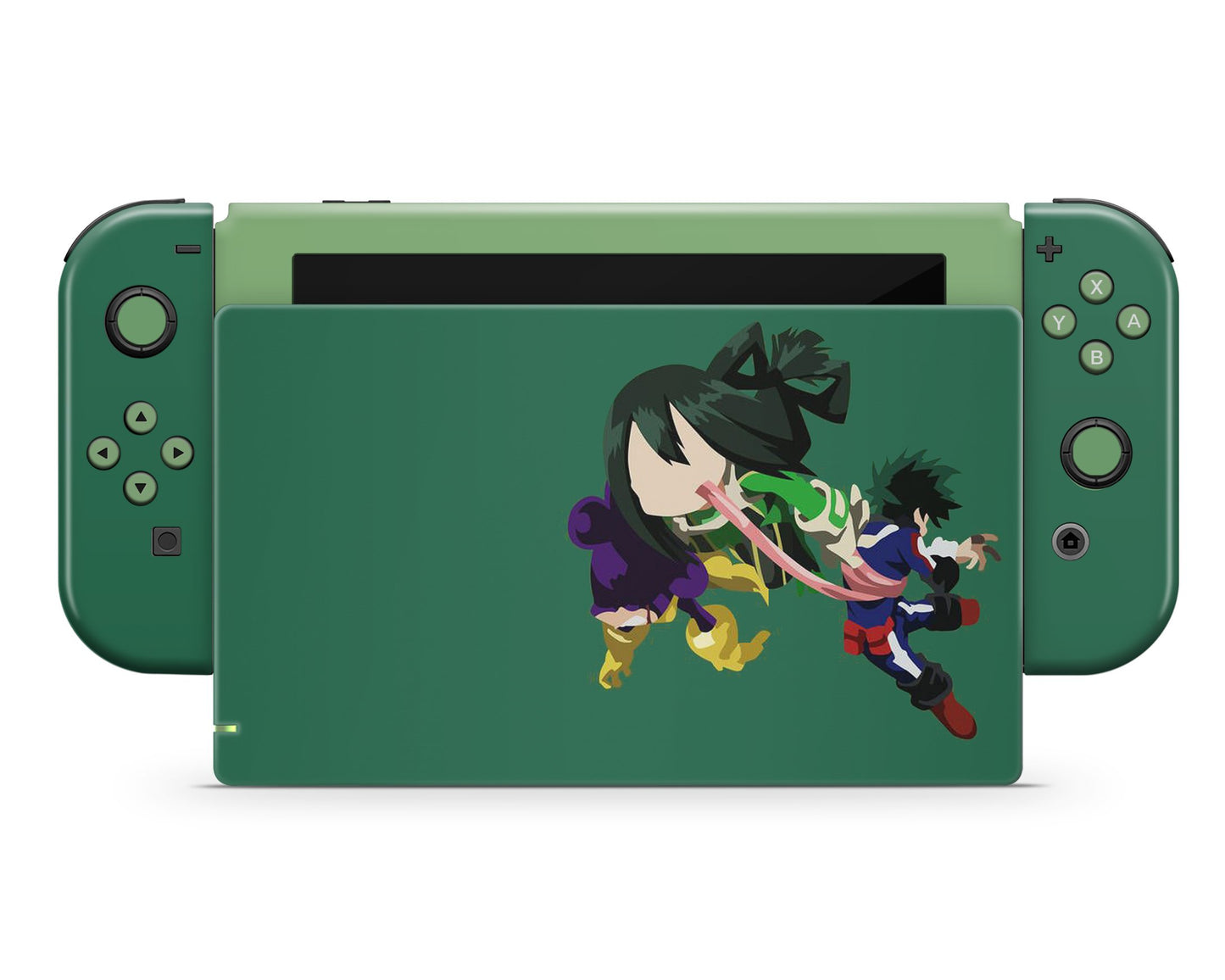 Anime Town Creations Nintendo Switch My Hero Academia Tsuyu Asui Minimalist Vinyl only Skins - Anime My Hero Academia Skin