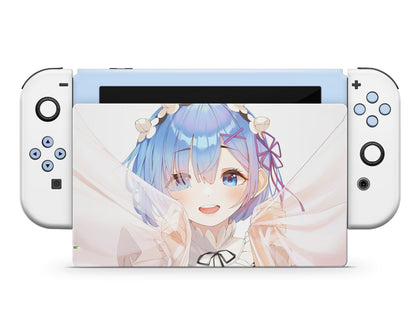 Anime Town Creations Nintendo Switch Darling in the Franxx Rem Vinyl only Skins - Anime  Skin