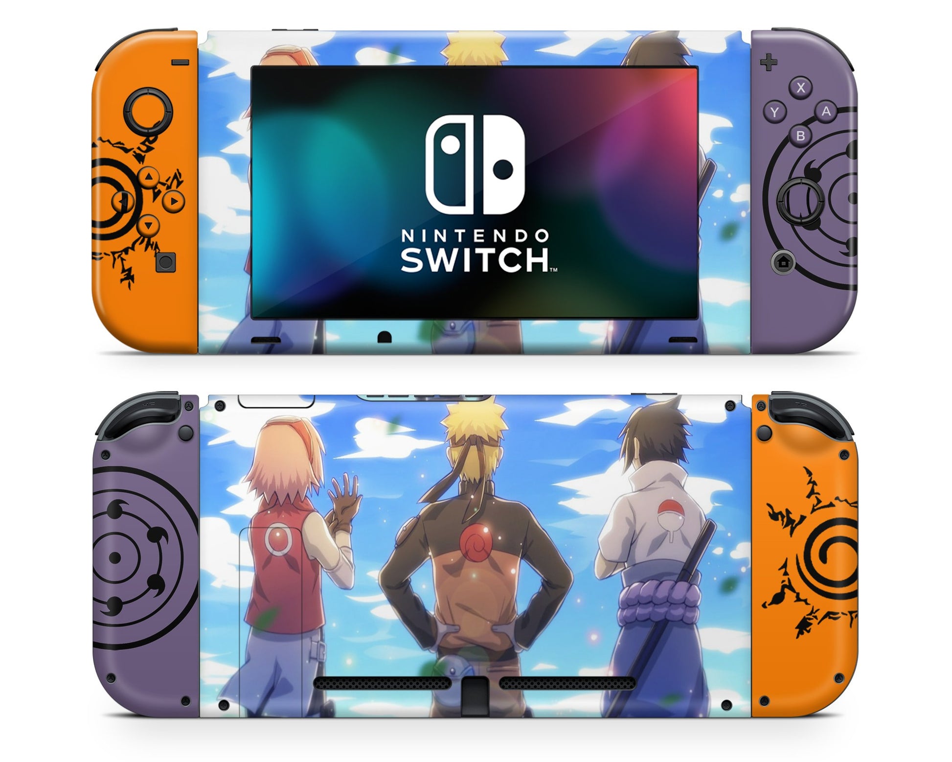 Naruto Nintendo Switch Skins (v5)  Switch, Switch OLED, & Switch