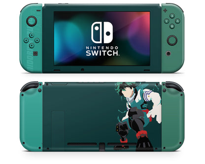 Anime Town Creations Nintendo Switch My Hero Academia Deku Minimalist Vinyl only Skins - Anime My Hero Academia Switch Skin