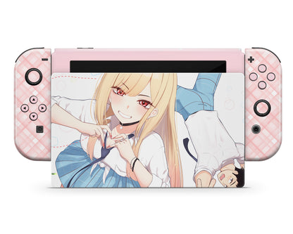 Anime Town Creations Nintendo Switch My Dress up Darling Marin Vinyl only Skins - Anime My Dress Up Darling Switch Skin