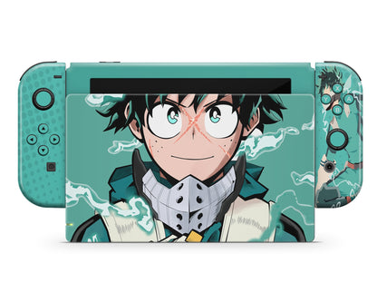 Anime Town Creations Nintendo Switch My Hero Academia Izuku Midoriya Vinyl only Skins - Anime My Hero Academia Switch Skin