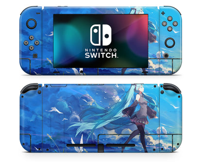 Anime Town Creations Nintendo Switch Hatsune Miku Vinyl only Skins - Anime Hatsune Miku Switch Skin