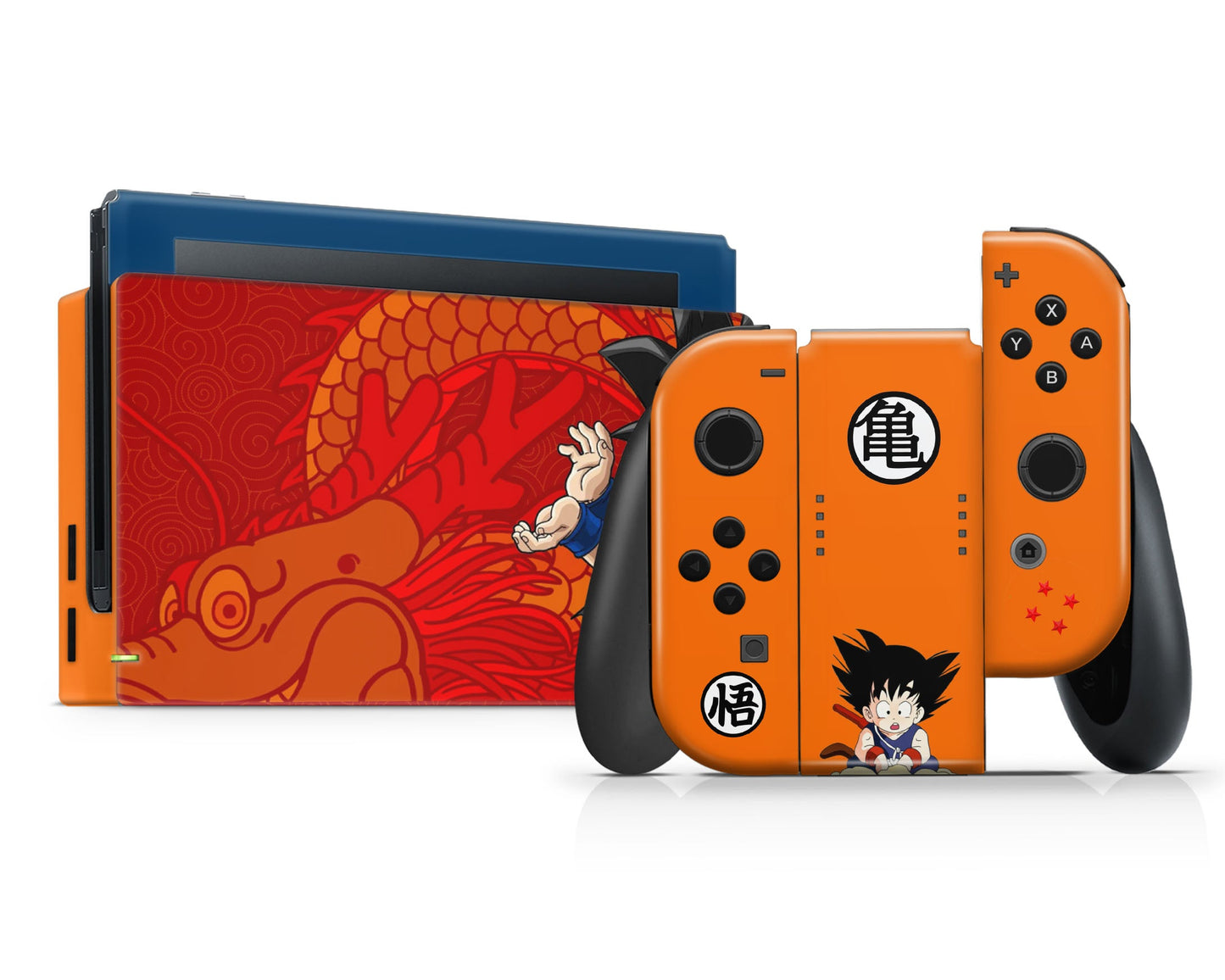 Anime Town Creations Nintendo Switch Dragon Ball Z Kid Goku Vinyl only Skins - Anime Dragon Ball Switch Skin