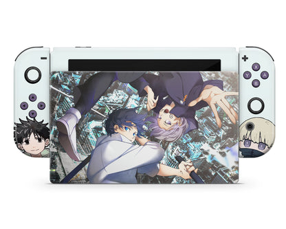 Anime Town Creations Nintendo Switch Jujutsu Kaisen 0 The Prequel Vinyl only Skins - Anime Jujutsu Kaisen Switch Skin