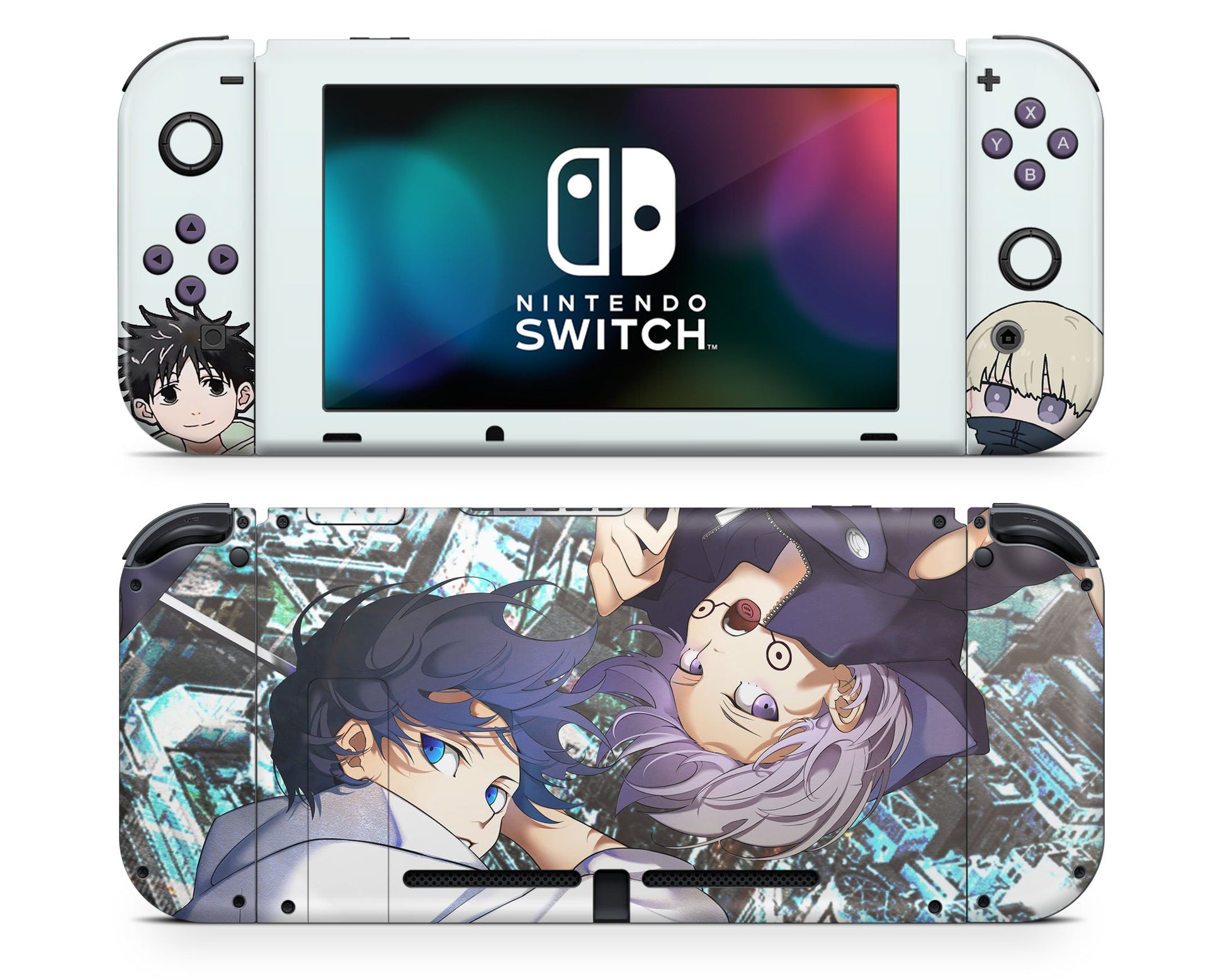 Anime Town Creations Nintendo Switch Jujutsu Kaisen 0 The Prequel Vinyl only Skins - Anime Jujutsu Kaisen Switch Skin