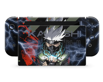 Anime Town Creations Nintendo Switch Kakashi Hatake Vinyl only Skins - Anime Naruto Switch Skin