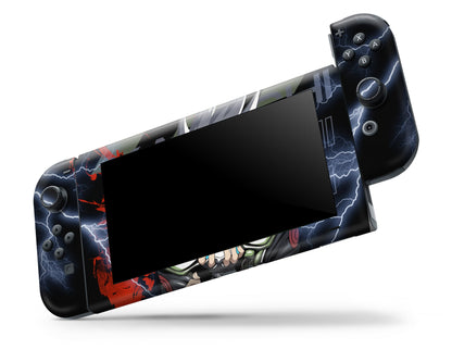 Anime Town Creations Nintendo Switch Kakashi Hatake Vinyl +Tempered Glass Skins - Anime Naruto Switch Skin