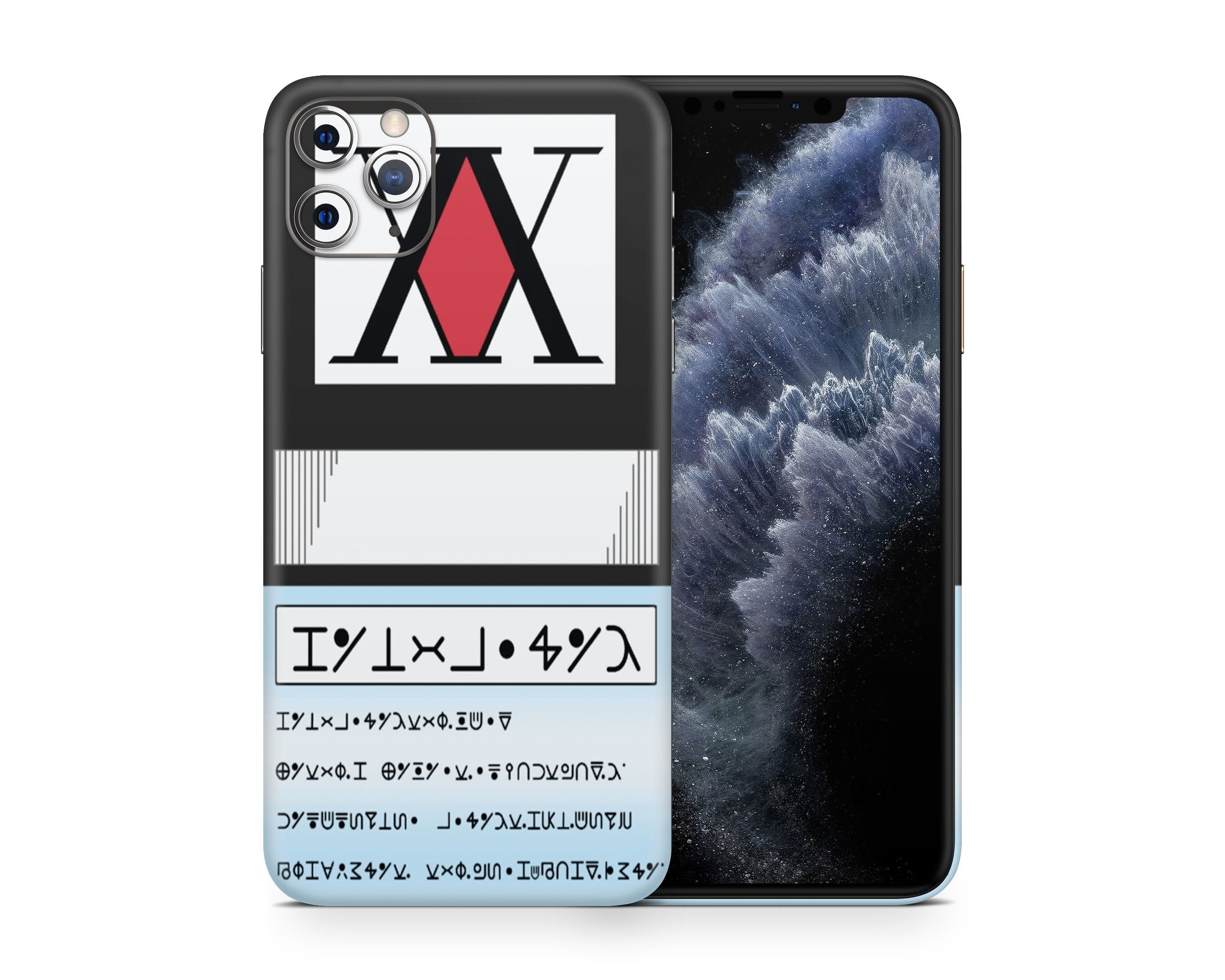 Hunter x Hunter License iPhone Skin Anime Town Creations