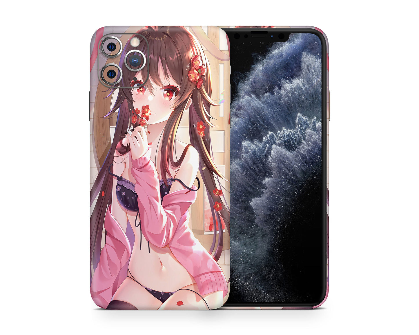 Anime Town Creations iPhone Genshin Impact Hu Tao iPhone 15 Pro Max Skins - Anime Genshin Impact iPhone Skin