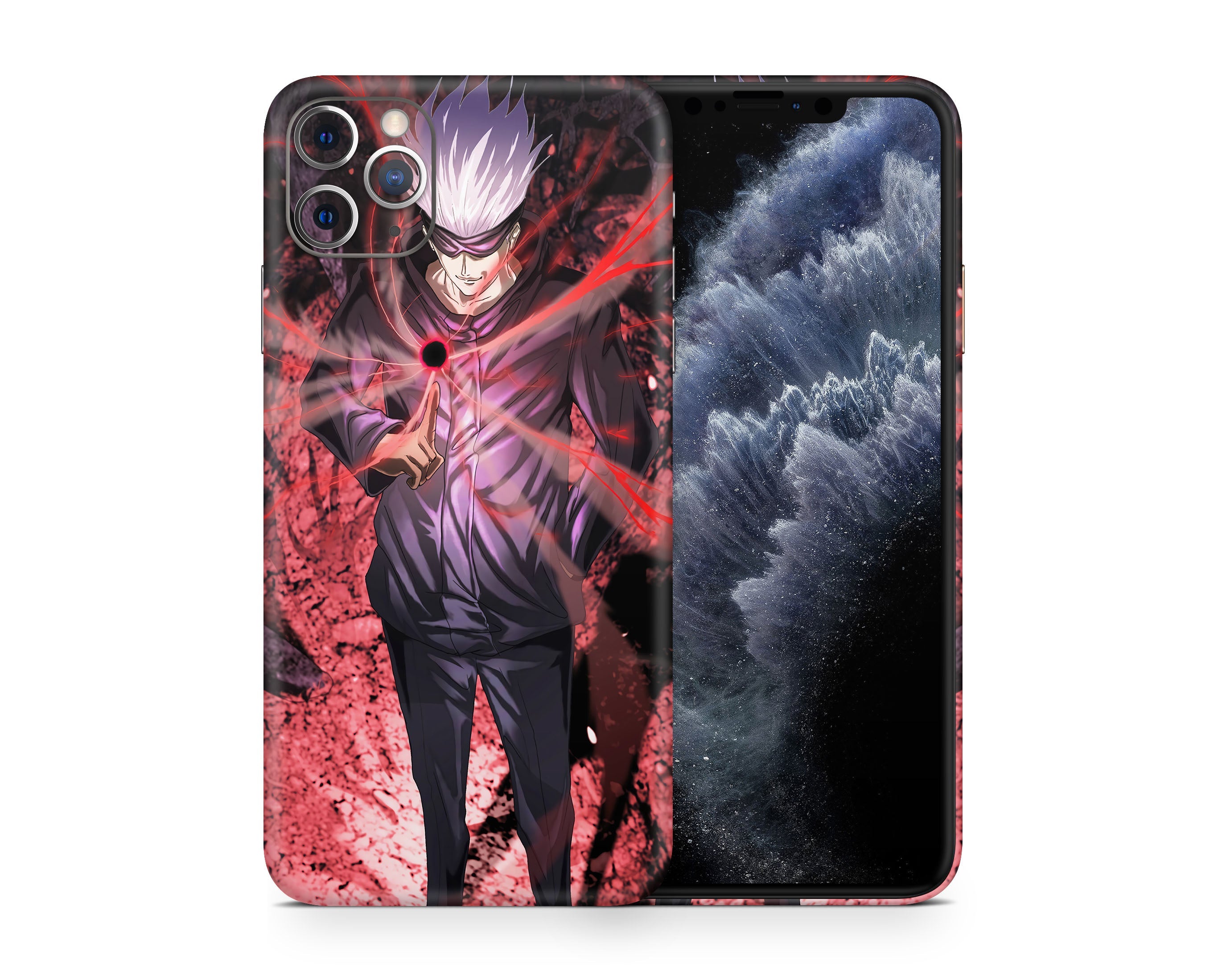 Jujutsu Kaisen Satoru Gojo Red iPhone iPhone Skin – Anime Town Creations