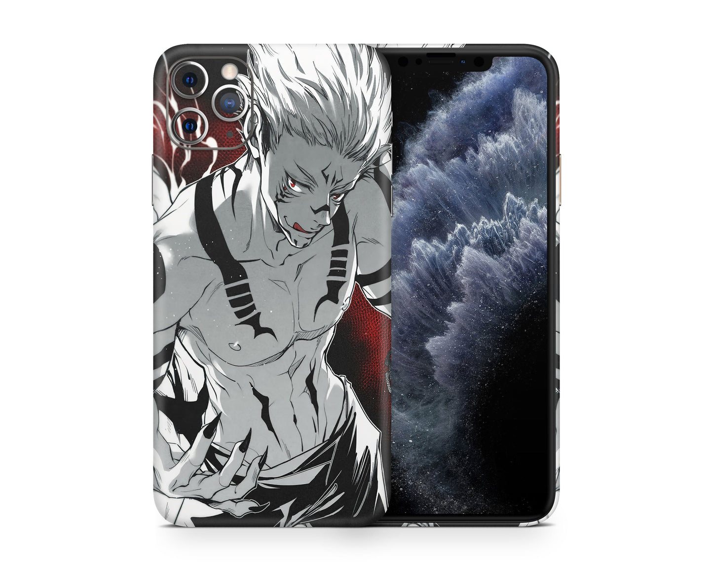 Anime Town Creations iPhone Jujutsu Kaisen Sukuna Chains iPhone 15 Pro Max Skins - Anime Jujutsu Kaisen iPhone Skin