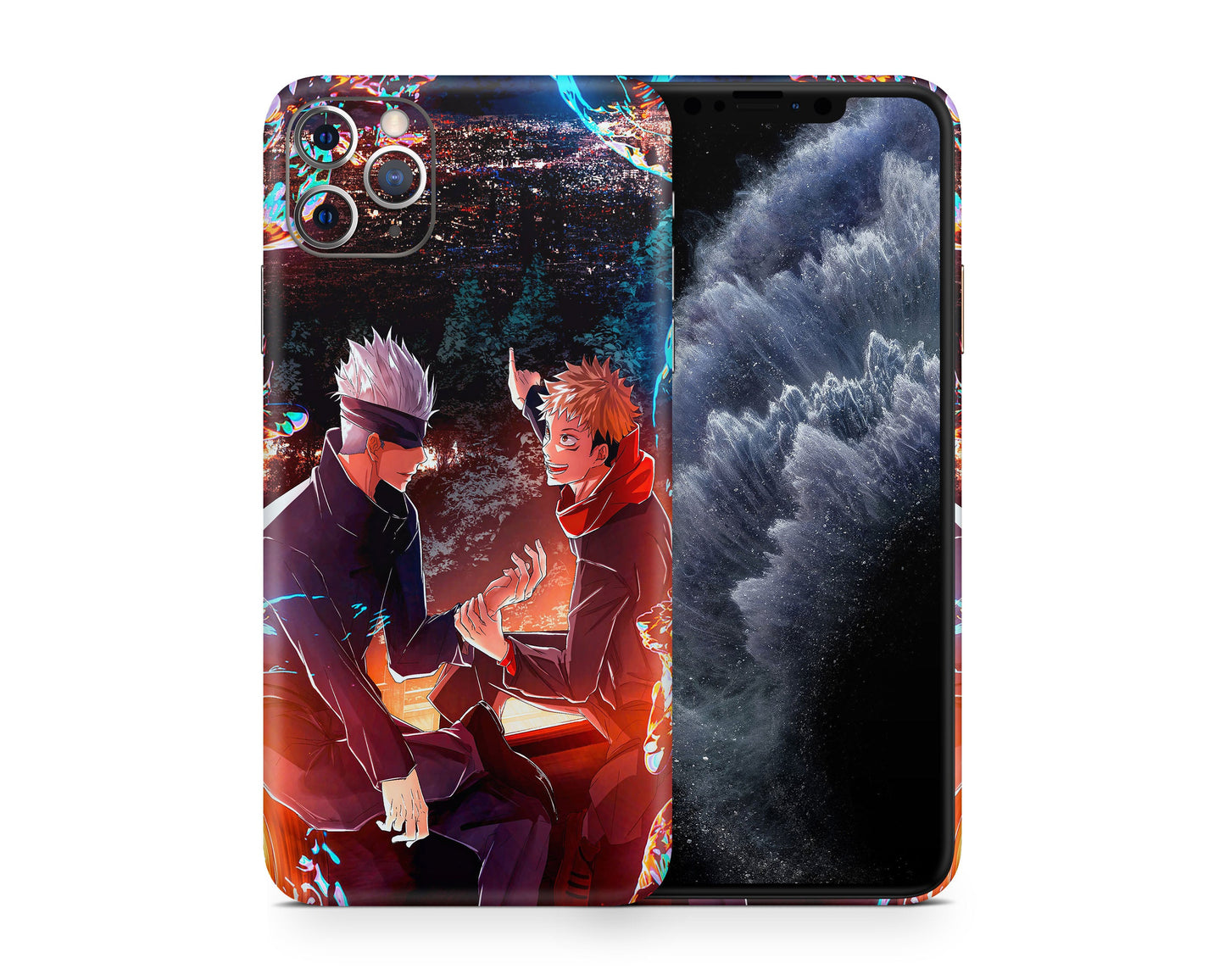 Anime Town Creations iPhone Jujutsu Kaisen Yuji and Satoru iPhone 15 Pro Max Skins - Anime Jujutsu Kaisen iPhone Skin