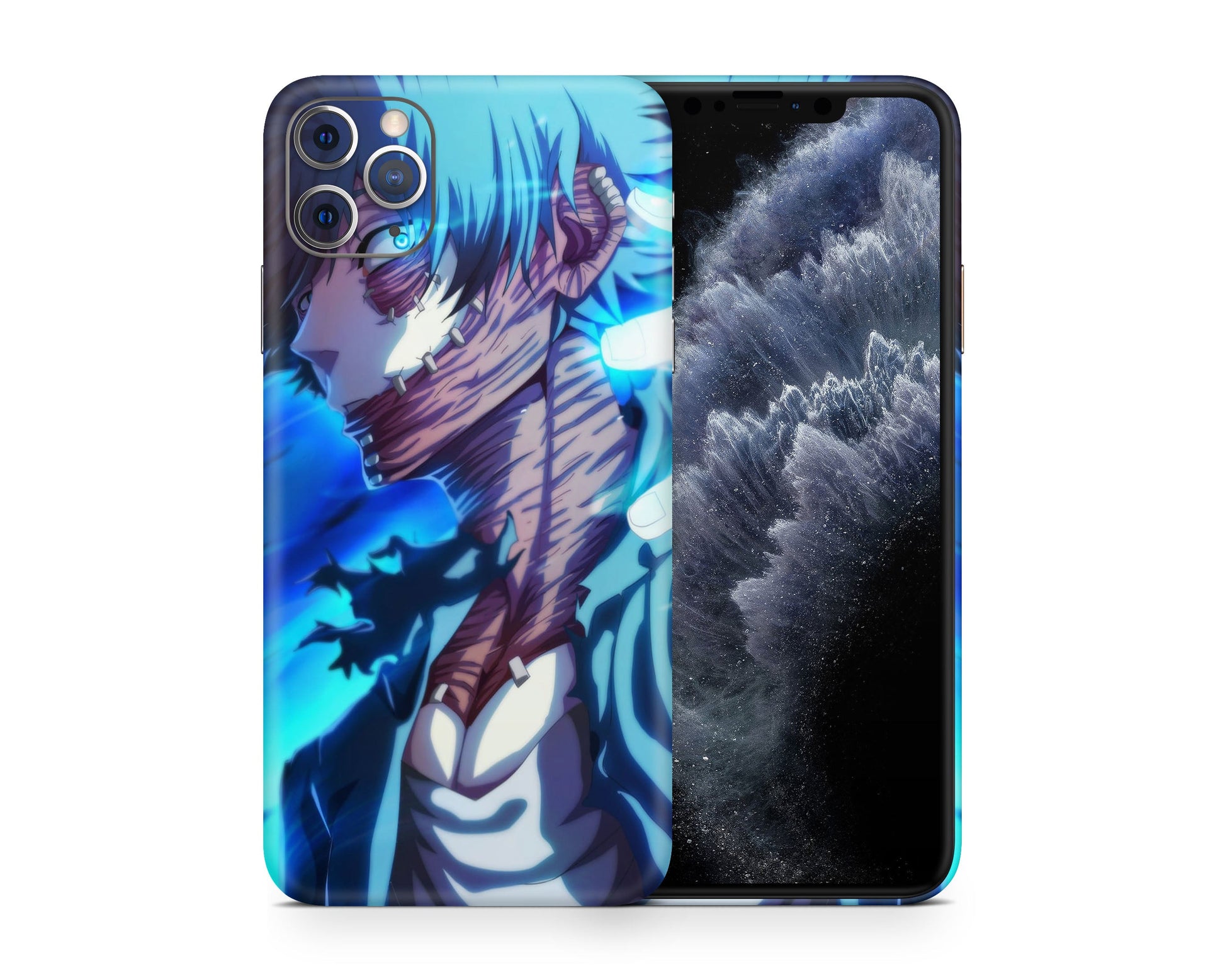 Anime Town Creations iPhone My Hero Academia Dabi iPhone 15 Pro Max Skins - Anime My Hero Academia iPhone Skin