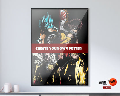 Anime Town Creations Poster Create Your Own 11" x 17" Home Goods - Custom Custom Poster