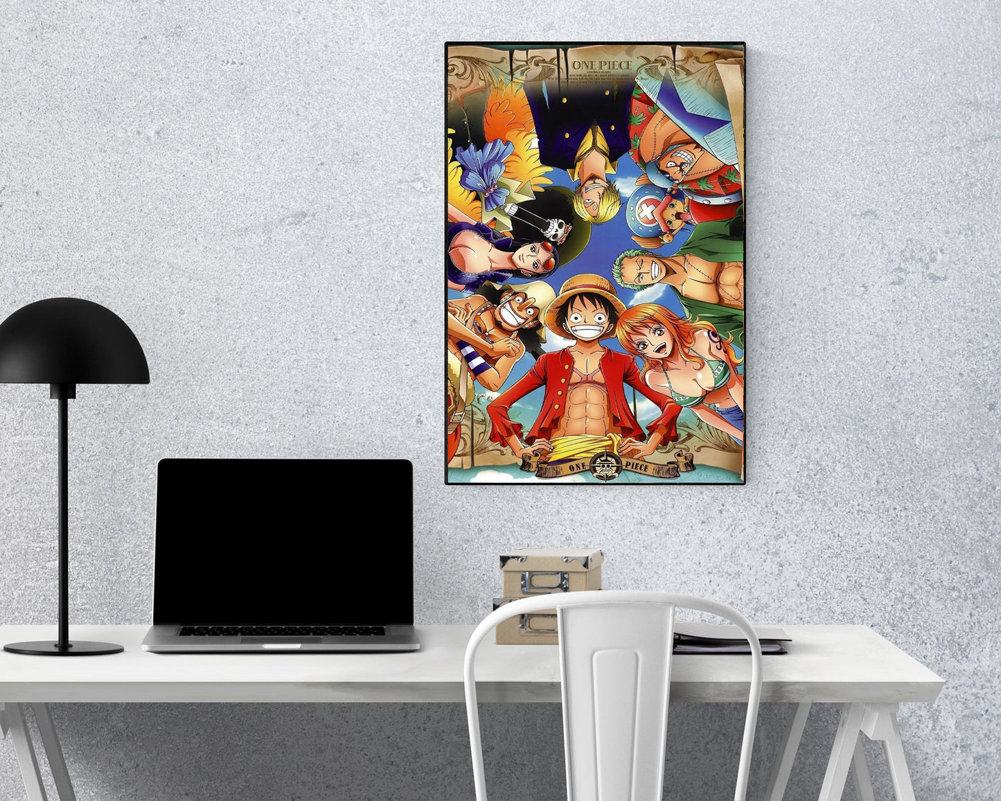 Anime Town Creations Poster One Piece Crew Members 5" x 7" Home Goods - Anime One Piece Poster