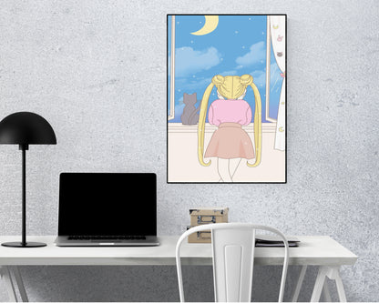 Sailor Moon Anime Wall Collage Poster Set