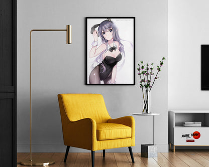 Anime Town Creations Poster Bunny Girl Senpai Please Don't Forget Me 11" x 17" Home Goods - Anime Rascal Does Not Dream of Bunny Girl Senpai Poster