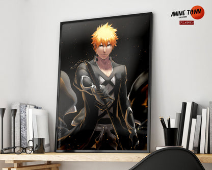 Anime Town Creations Poster Bleach Ichigo Fullbring Bankai 5" x 7" Home Goods - Anime Bleach Poster