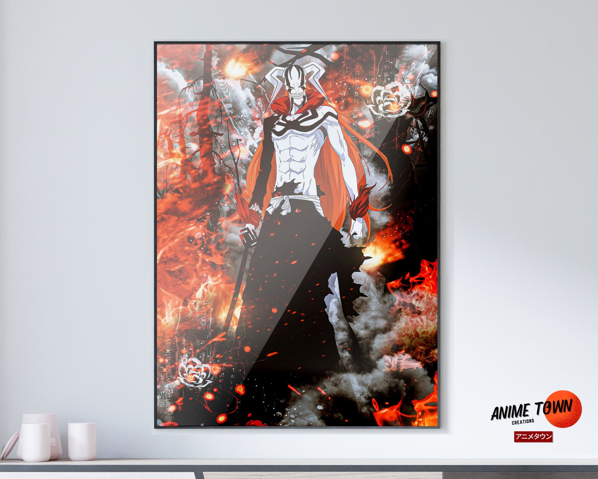 Bleach Ichigo Fullbring Bankai Metal Poster Metal Poster – Anime Town  Creations