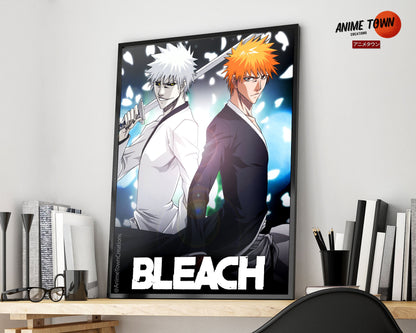 Anime Town Creations Poster Bleach Ichigo vs Zangetsu 5" x 7" Home Goods - Anime Bleach Poster