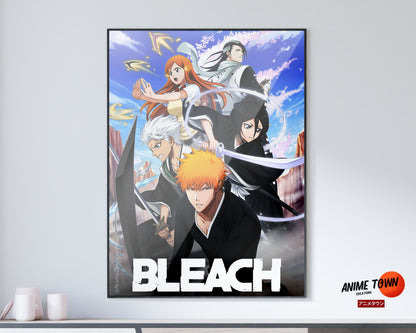 Anime Town Creations Poster Bleach Soul Society 11" x 17" Home Goods - Anime Bleach Poster