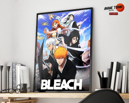 Anime Town Creations Poster Bleach Soul Society 5" x 7" Home Goods - Anime Bleach Poster