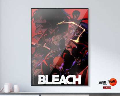 Anime Town Creations Poster Bleach Thousand Year Blood War 11" x 17" Home Goods - Anime Bleach Poster