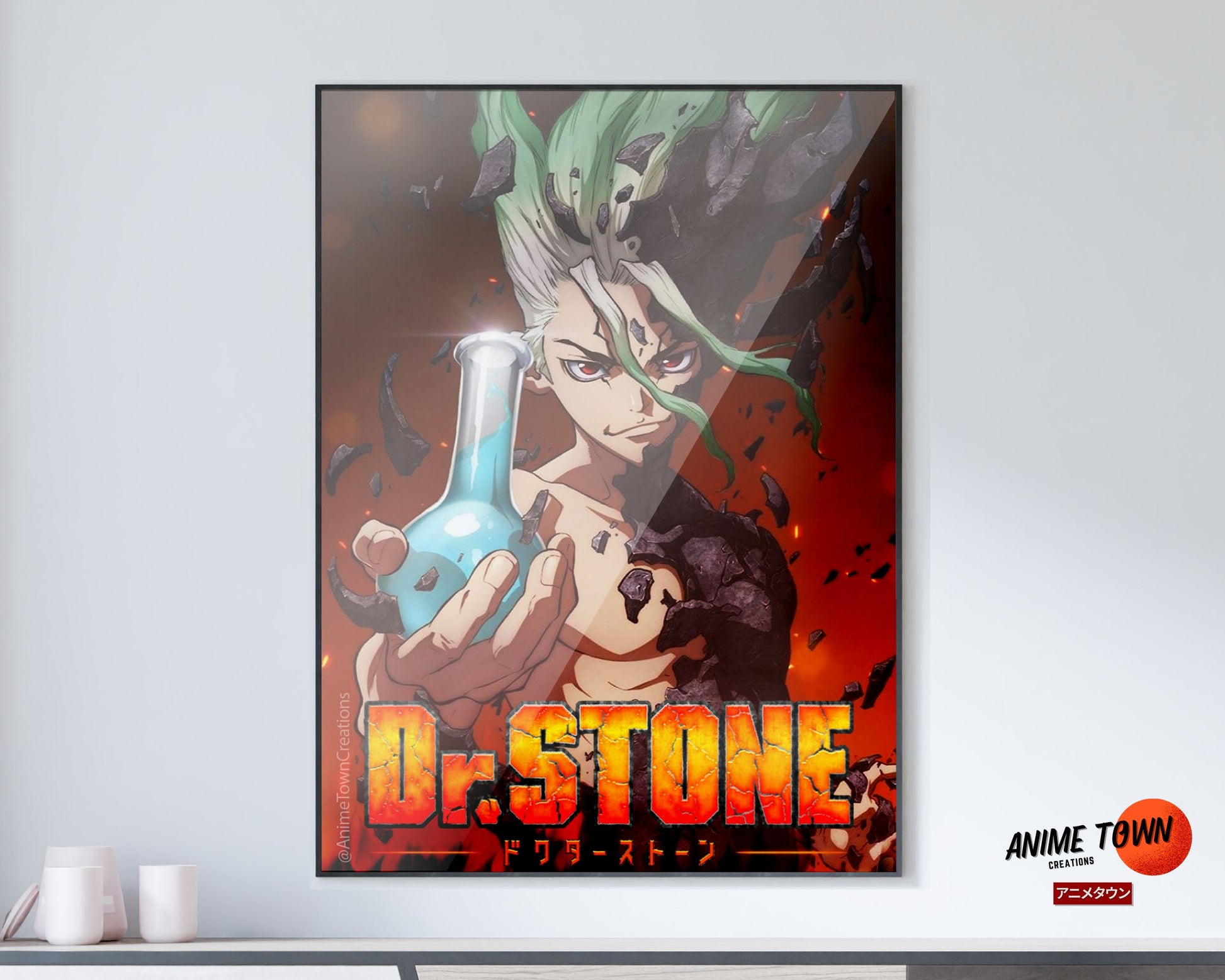 Anime Town Creations Poster Dr Stone 11" x 17" Home Goods - Anime Dr Stone Poster