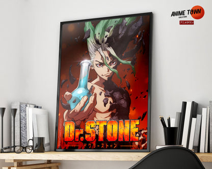 Anime Town Creations Poster Dr Stone 5" x 7" Home Goods - Anime Dr Stone Poster