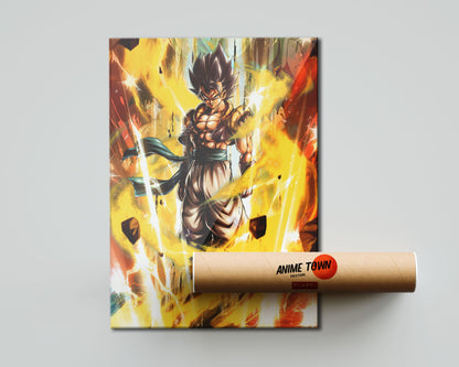 Anime Town Creations Poster Dragon Ball Gogeta 5" x 7" Home Goods - Anime Dragon Ball Poster