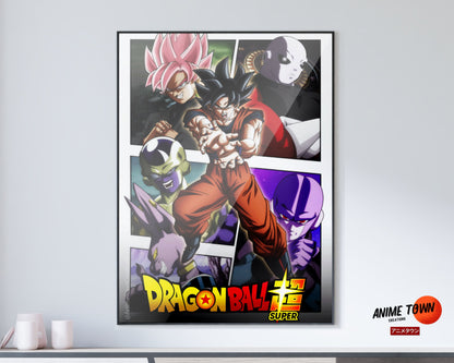 Anime Town Creations Poster Dragon Ball Super Goku 11" x 17" Home Goods - Anime Dragon Ball Poster