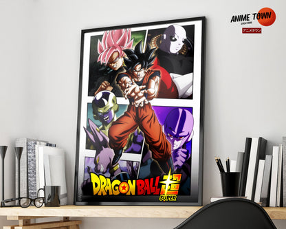 Anime Town Creations Poster Dragon Ball Super Goku 5" x 7" Home Goods - Anime Dragon Ball Poster