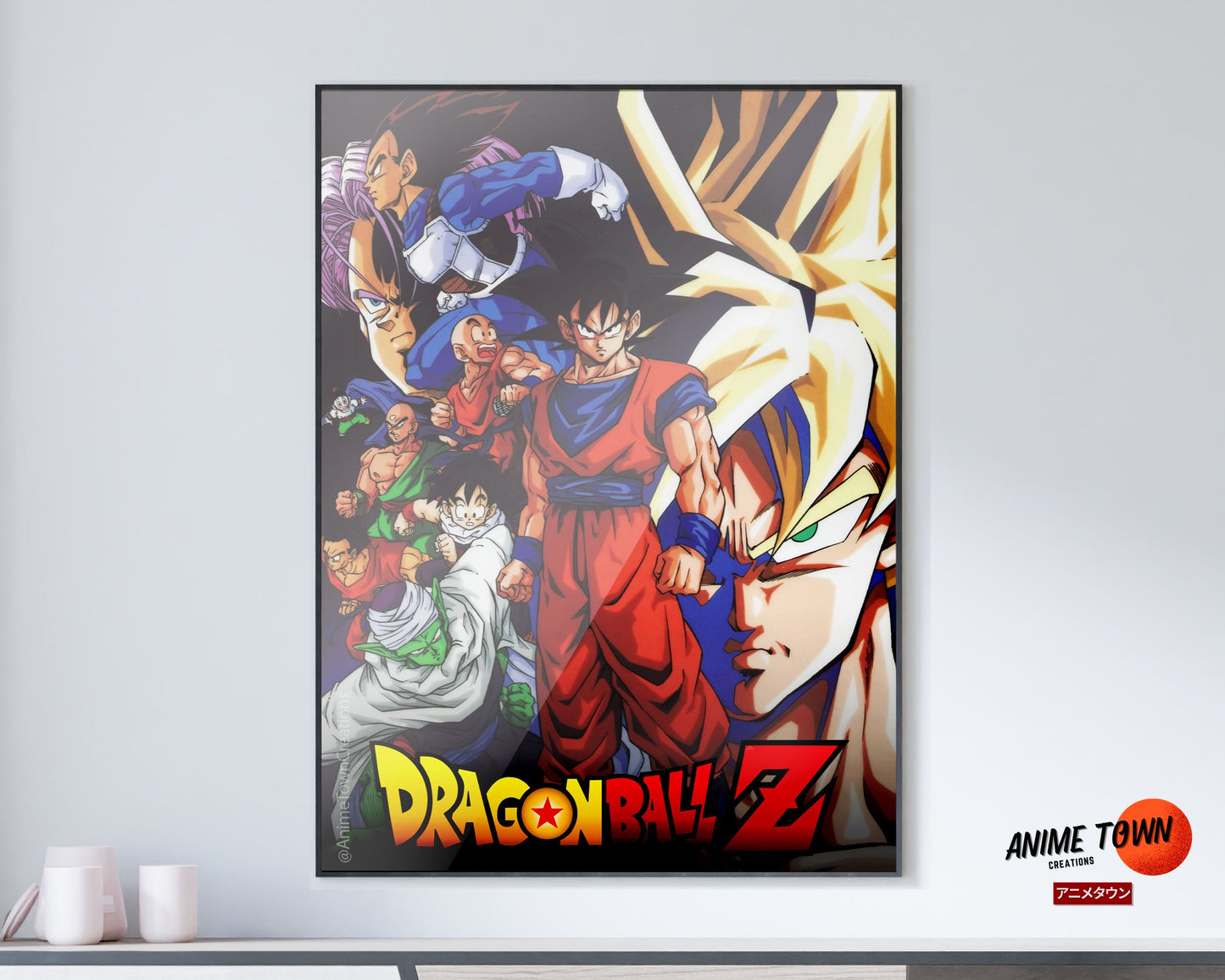 Anime Town Creations Poster Dragon Ball Z 11" x 17" Home Goods - Anime Dragon Ball Poster