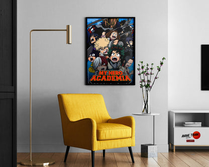 Anime Town Creations Poster My Hero Academia Blue 11" x 17" Home Goods - Anime My Hero Academia Poster