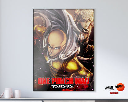 Anime Town Creations Poster One Punch Man 11" x 17" Home Goods - Anime One Punch Man Poster