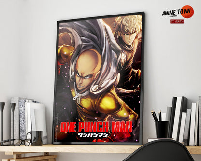 Anime Town Creations Poster One Punch Man 5" x 7" Home Goods - Anime One Punch Man Poster